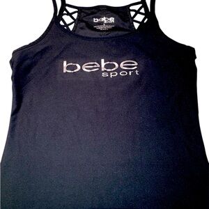 🩷BEBE SPORT ATHLETIC TANK TOP WITH METALLIC LOGO